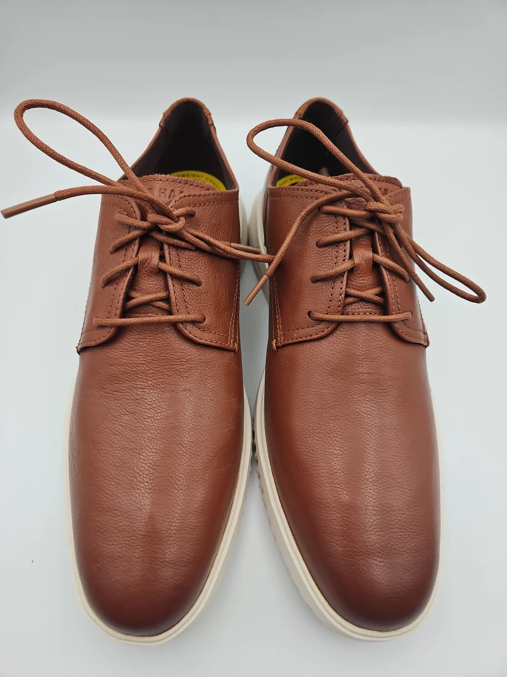 Cole Haan Men’s Brown Leather Lace-Up Sneakers